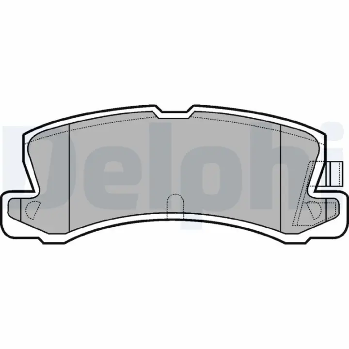 Тормозные колодки delphi LP611