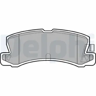 Тормозные колодки delphi LP611