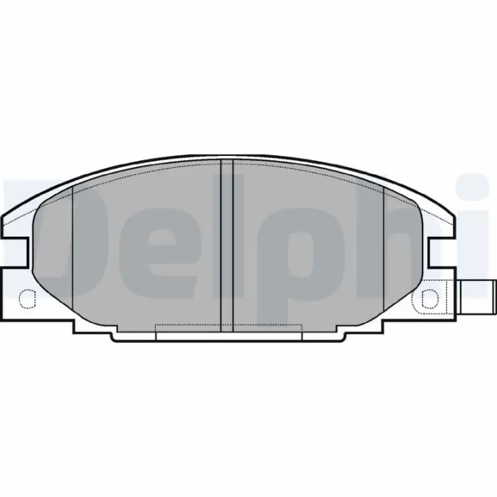 Тормозные колодки delphi LP629