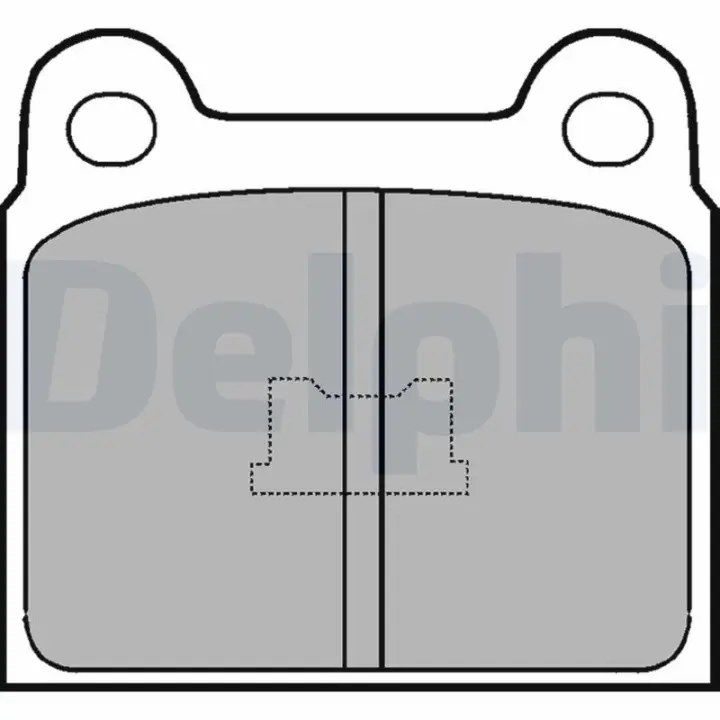 Тормозные колодки delphi LP76