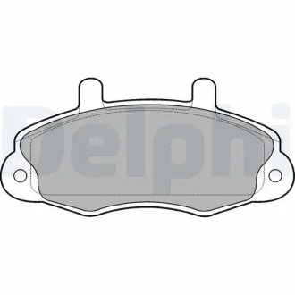 Тормозные колодки delphi LP766