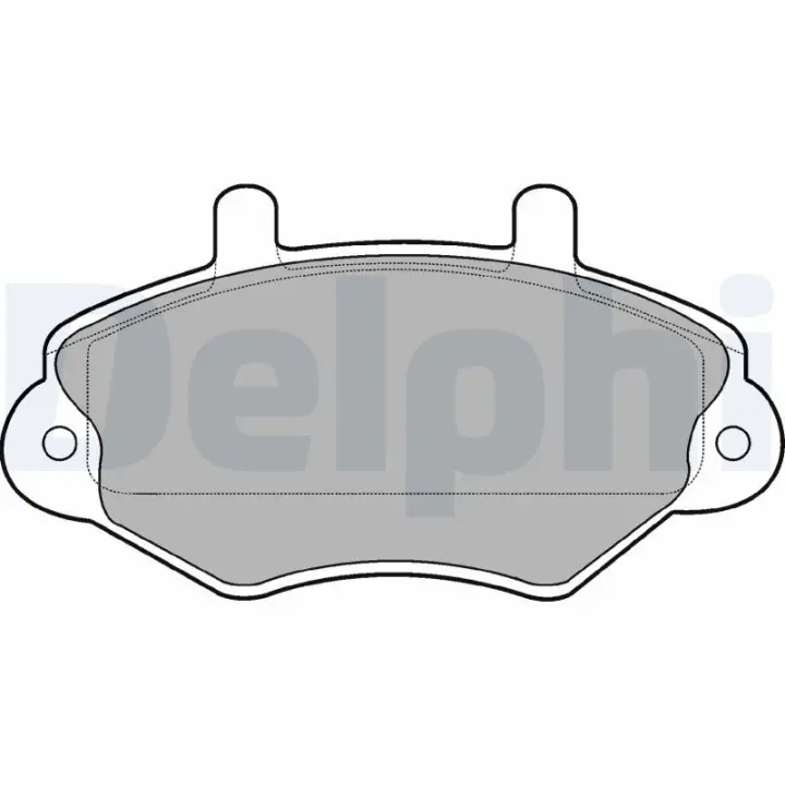Тормозные колодки delphi LP767
