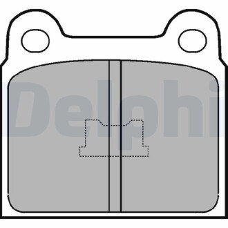 Тормозные колодки delphi LP76