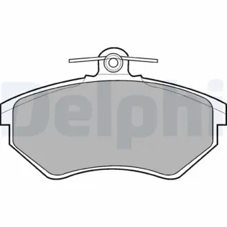 Тормозні (гальмівні) колодки Delphi LP770