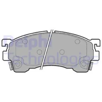 Тормозні (гальмівні) колодки Delphi LP801