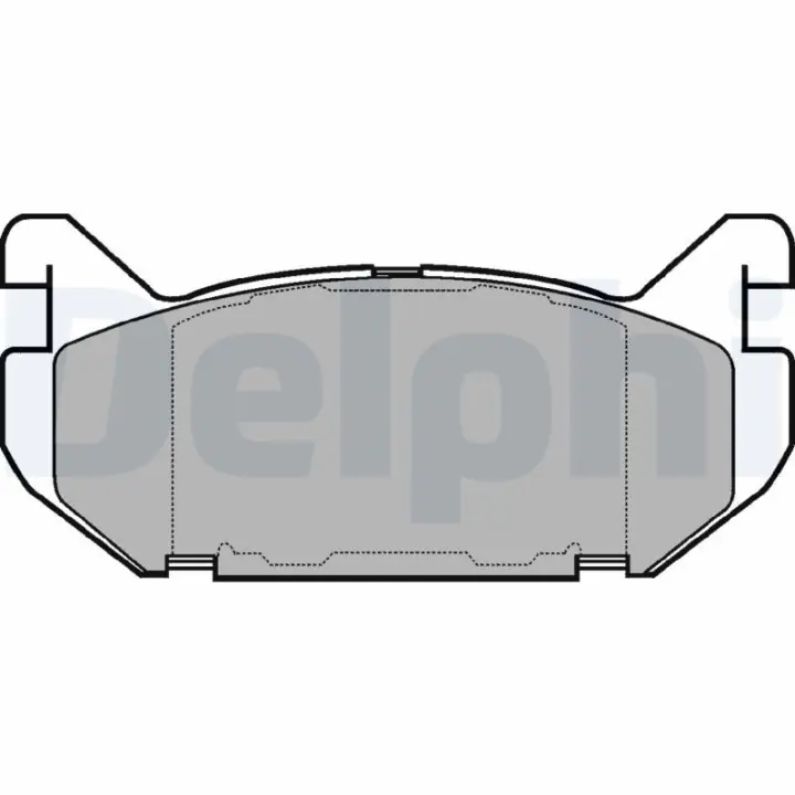 Тормозные колодки delphi LP802