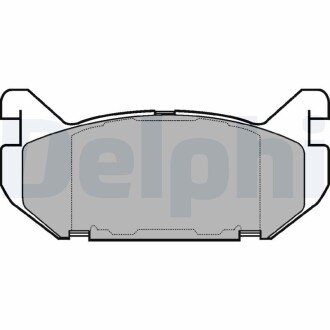 Тормозные колодки delphi LP802