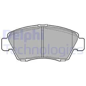 Тормозные колодки delphi LP809