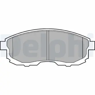 Тормозные колодки delphi LP812