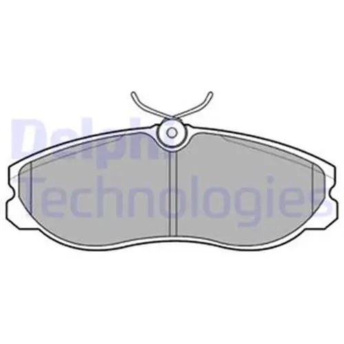 Тормозные колодки delphi LP847