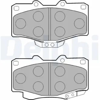 Тормозные колодки delphi LP854