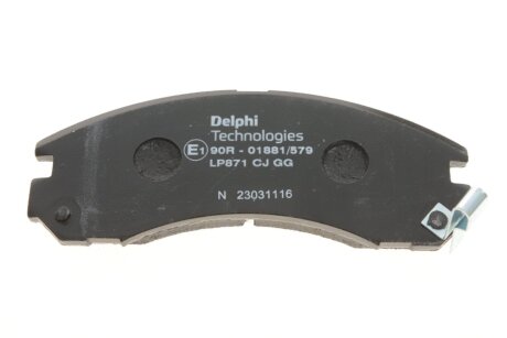 Тормозные колодки delphi LP871