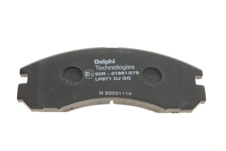 Тормозные колодки delphi LP871