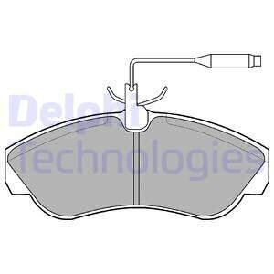 Тормозные колодки delphi LP878