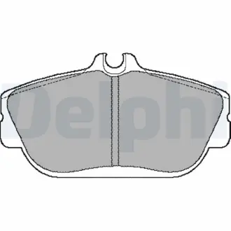 Тормозні (гальмівні) колодки Delphi LP887