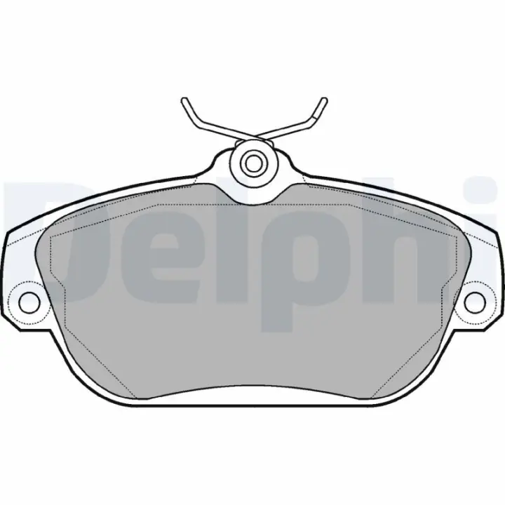 Тормозные колодки delphi LP919