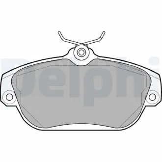 Тормозные колодки delphi LP919