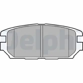 Тормозные колодки delphi LP921