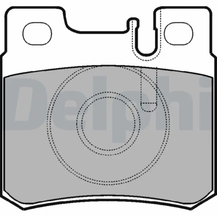 Тормозные колодки delphi LP946