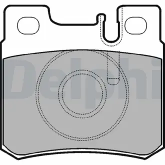 Тормозные колодки delphi LP946