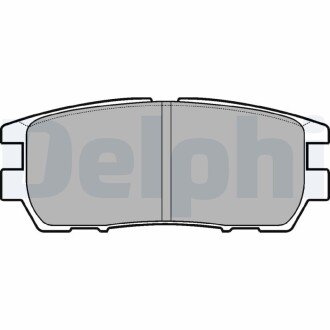 Тормозні (гальмівні) колодки delphi LP954 на Митсубиси Паджеро 2