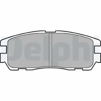 Тормозные колодки delphi LP965