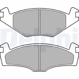 Тормозні (гальмівні) колодки delphi LP979