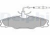 Тормозні (гальмівні) колодки delphi LP985