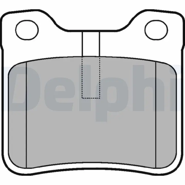 Тормозные колодки delphi LP991
