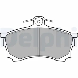 Тормозные колодки delphi LP992