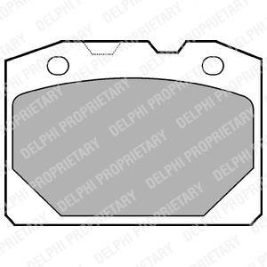 Тормозные колодки delphi LP92