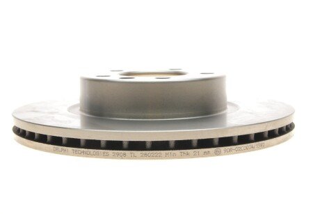 Вентилируемый тормозной диск delphi BG2908