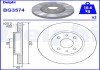 Вентильований гальмівний диск delphi BG3574