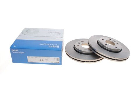 Вентильований гальмівний диск delphi BG3768