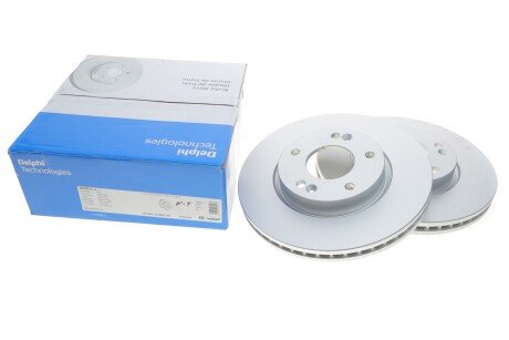 Вентильований гальмівний диск delphi BG3861C