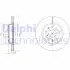 Вентилируемый тормозной диск delphi BG4093C
