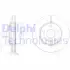 Вентилируемый тормозной диск delphi BG4187C