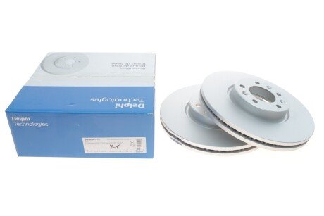 Вентильований гальмівний диск delphi BG4805C