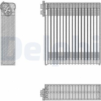 Випарювач кондиціонера delphi TSP0525153