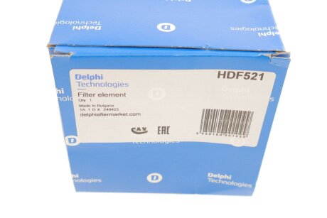 Повітряний фільтр delphi HDF521