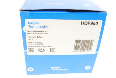Воздушный фильтр delphi HDF950