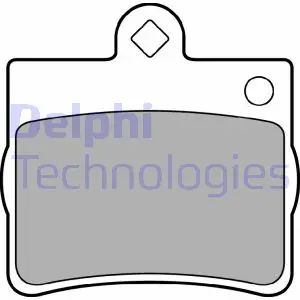 Задні тормозні (гальмівні) колодки Delphi LP1402 (фото 1)