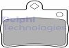 Задние тормозные колодки delphi LP1402