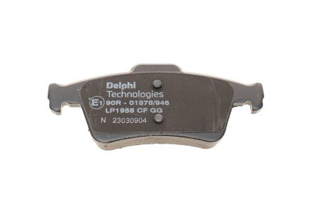 Задние тормозные колодки delphi LP1958