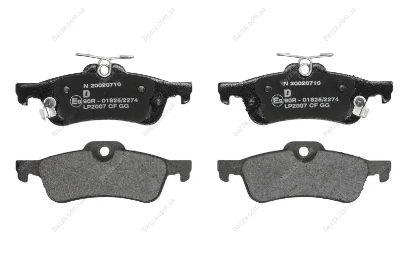 Задние тормозные колодки delphi LP2007