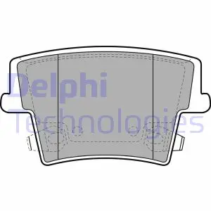 Задние тормозные колодки delphi LP2035