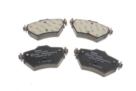 Задні тормозні (гальмівні) колодки delphi LP2505