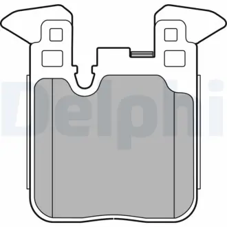 Задние тормозные колодки delphi LP2660