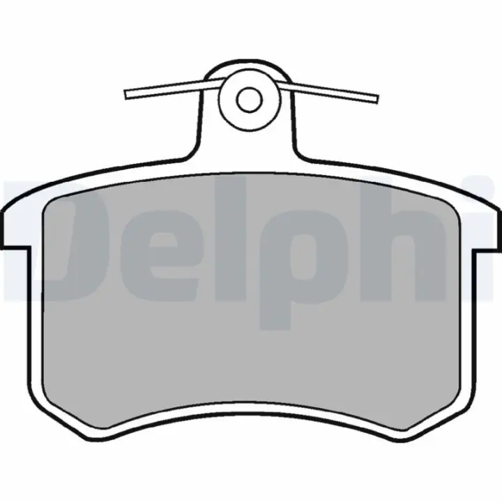 Задние тормозные колодки delphi LP451