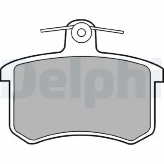 Задние тормозные колодки delphi LP451